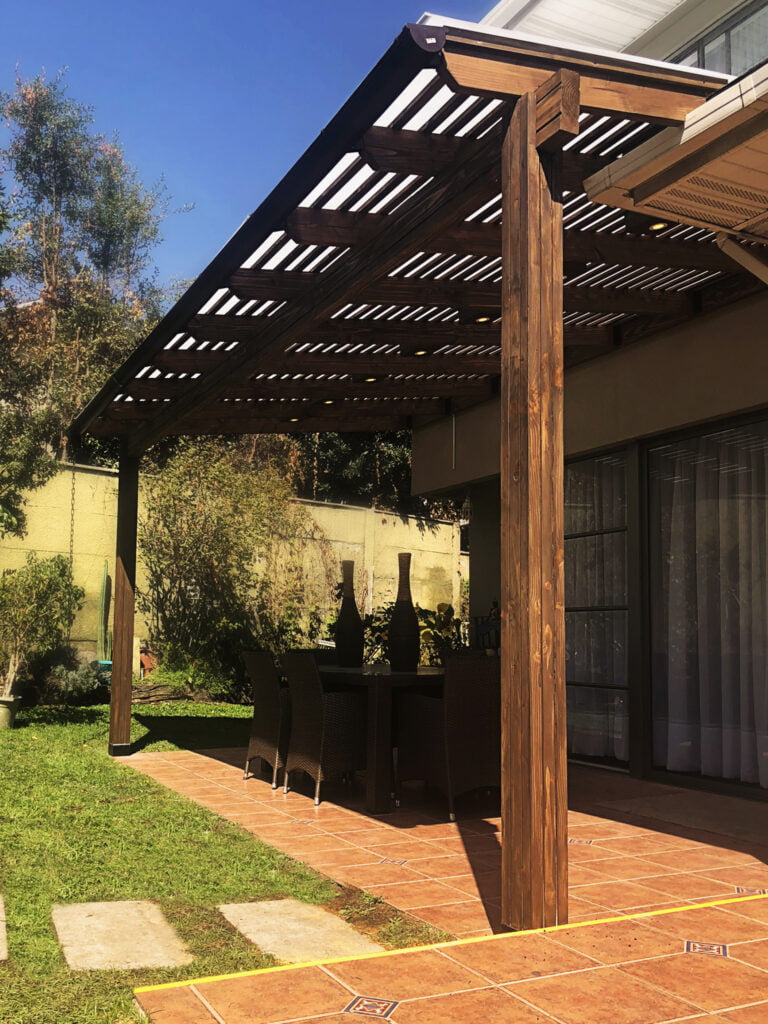 Pérgolas de madera para jardín Las Condes