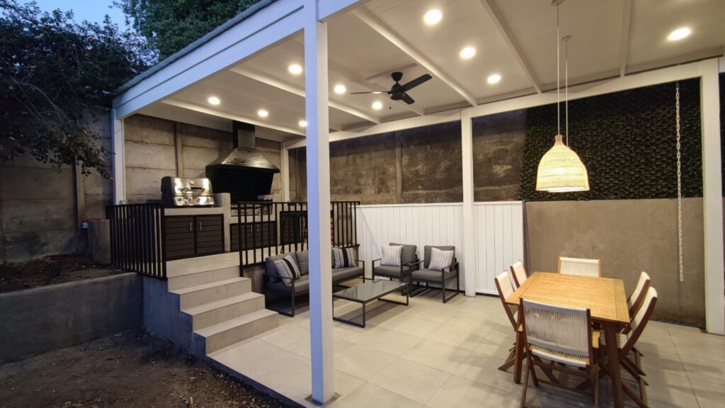 Diseño de pérgolas de madera Vitacura