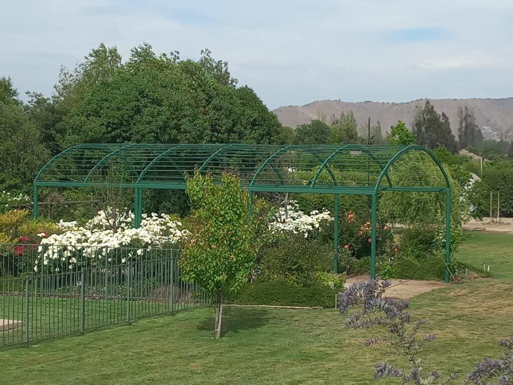 pergola de hierro